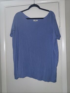 PIKOLINOS Periwinkle Short Sleeve Scoop Neck Tee